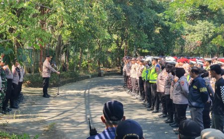 Polres Pelabuhan Tanjungperak Libatkan 696 Personel Kawal Pengesahan Warga Baru PSHT di Surabaya