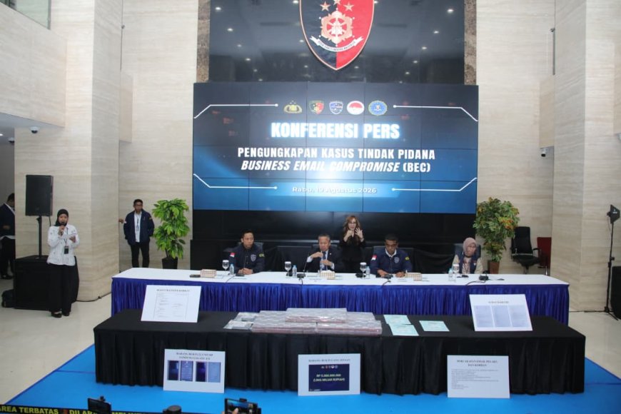 Polri Ungkap Kasus Business Email Compromise, Kerugian Korban Capai USD 350 Ribu